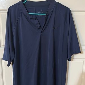 Blue Nike XXL Dri Fit polo